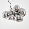 Suspension Chehalis LED Noir, 9 lumières