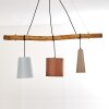 Suspension Seegaard Noir, 3 lumières