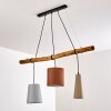 Suspension Seegaard Noir, 3 lumières