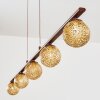 Suspension Virga Rouille, 5 lumières Suspension Virga Rouille, 5 lumières