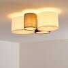 Plafonnier Skelbaek Blanc, 4 lumières