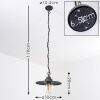 Lampe d'extérieur Mijas Anthracite, 1 lumière