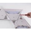 Applique murale Paul Neuhaus Neuhaus Q-TETRA SATELLIT LED Nickel mat, 1 lumière, Télécommandes