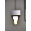 Suspension LED Masterlight Real 2 Acier inoxydable, Nickel mat, 1 lumière
