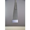 Suspension LED Masterlight Real 2 Acier inoxydable, Nickel mat, 1 lumière