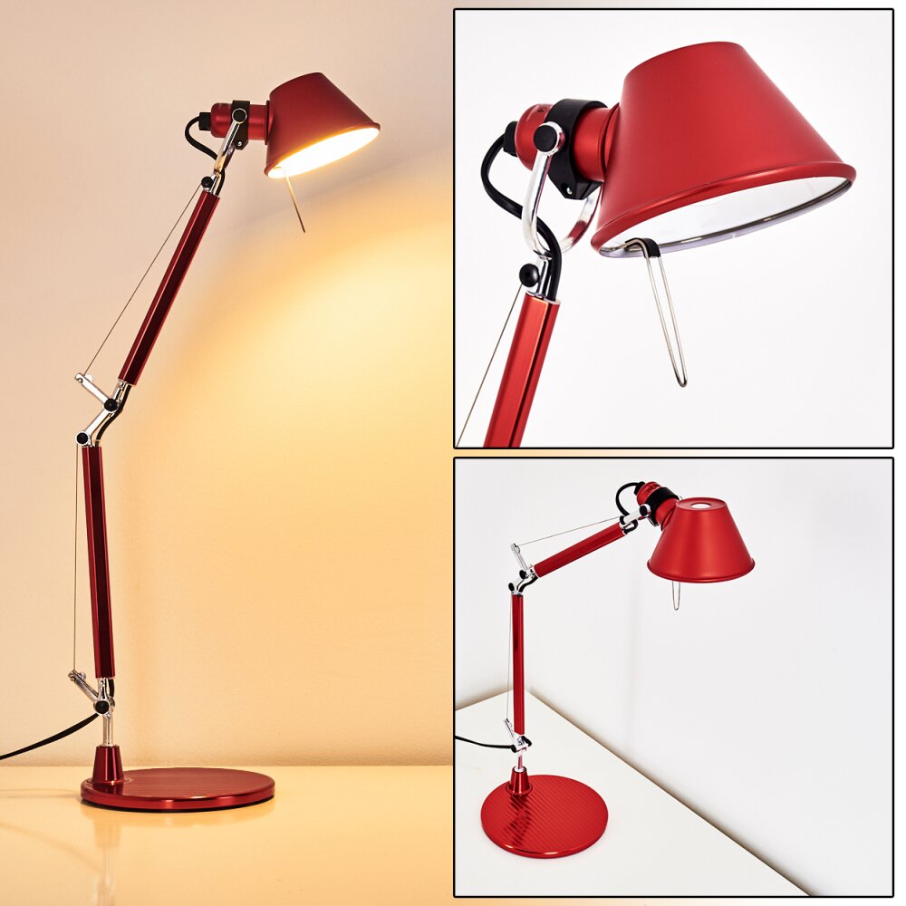 Lampe à poser Artemide TOLOMEO MICRO Rouge, 1 lumière main product photo