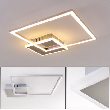 Plafonnier Chilkat LED Nickel mat, 1 lumière Plafonnier Chilkat LED Nickel mat, 1 lumière