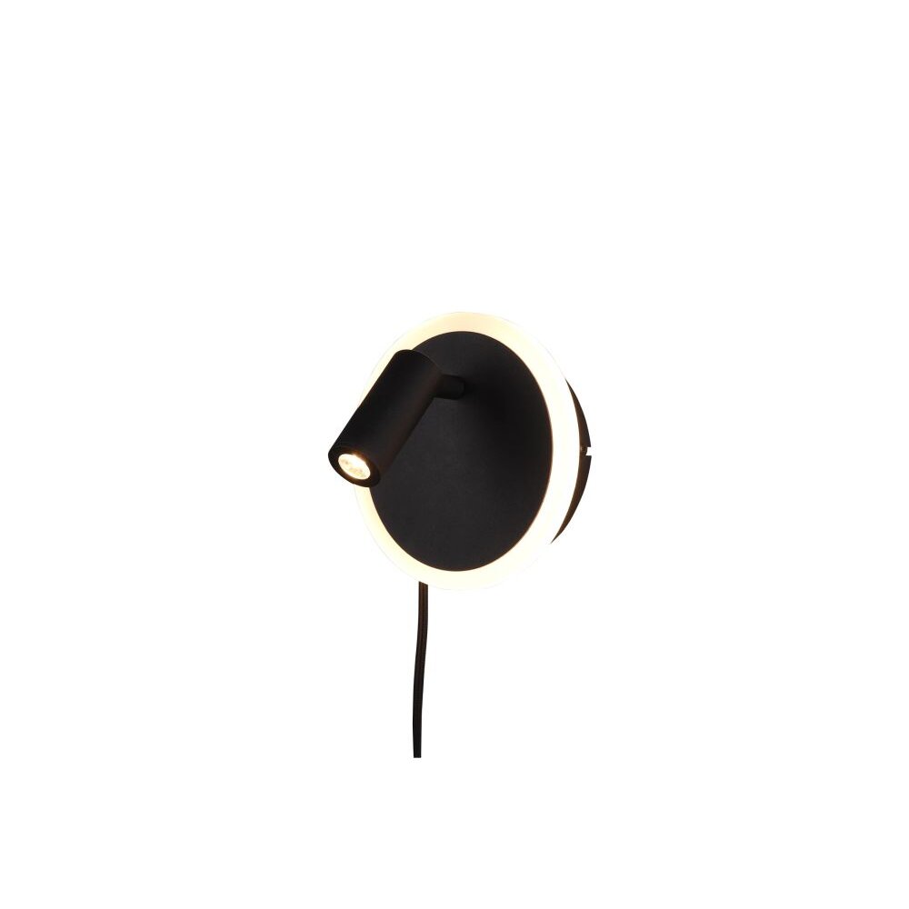 Applique murale Trio Leuchten JORDAN LED Noir, 2 lumières main product photo