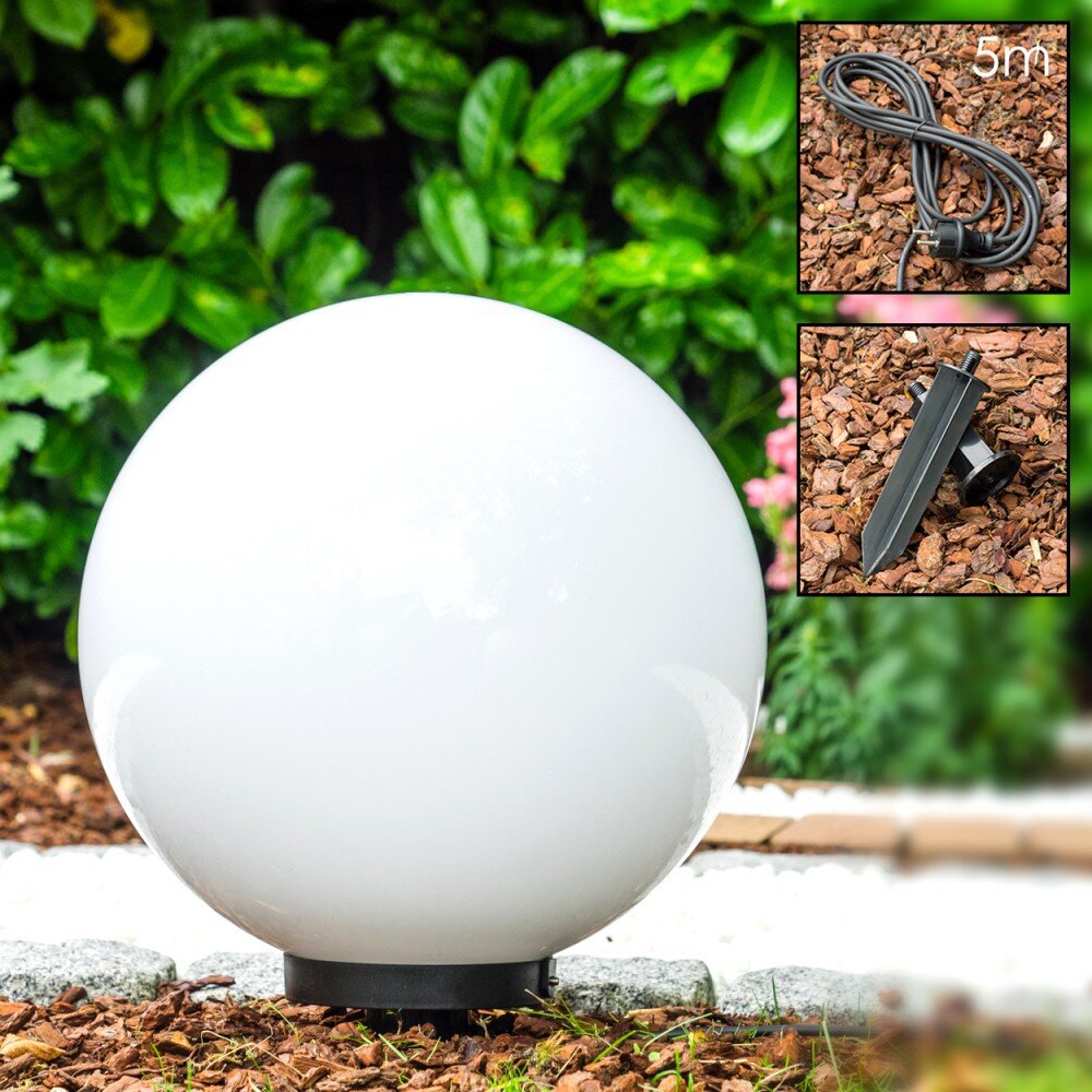 Boule lumineuse Miau Blanc, 1 lumière main product photo