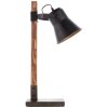 Lampe à poser Brilliant Plow Bois foncé, Noir, 1 lumière