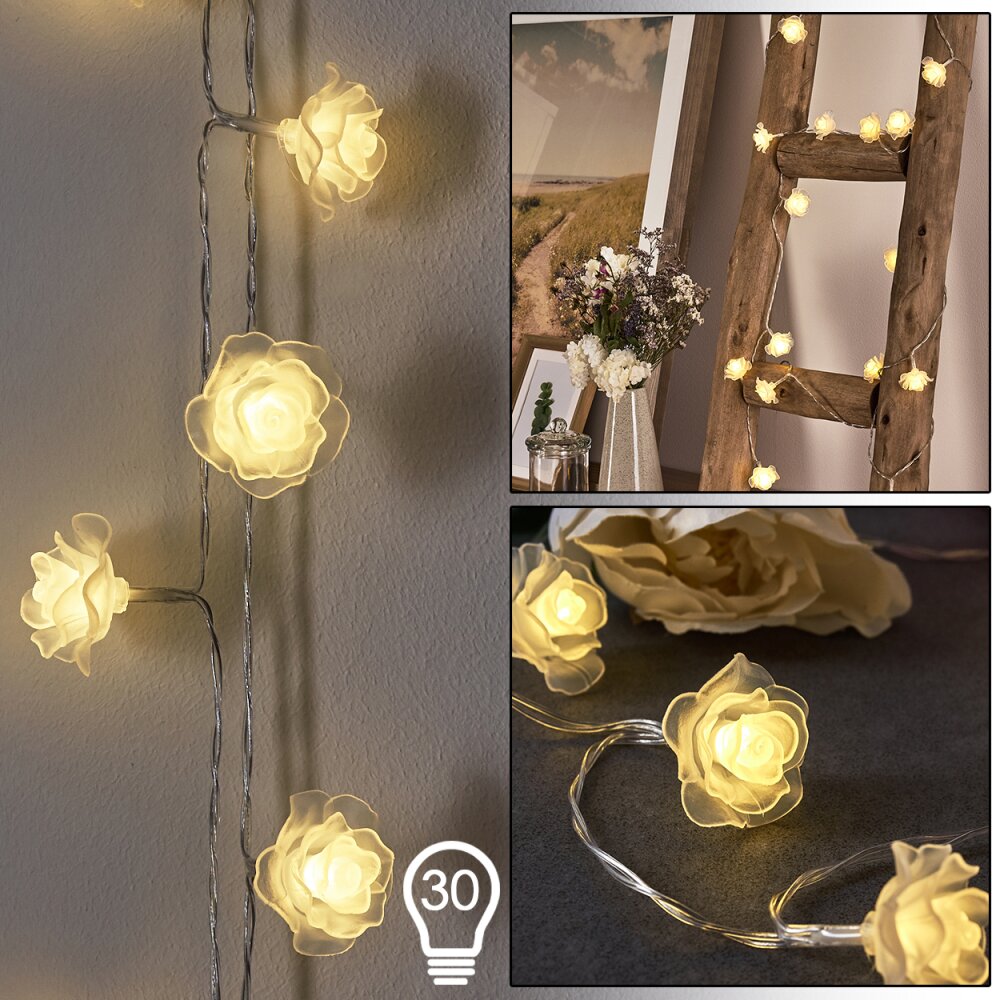 Guirlande Sondrio LED, 30 lumières main product photo