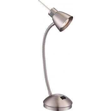 Lampe à poser Globo LED Nickel mat, 1 lumière Lampe à poser Globo LED Nickel mat, 1 lumière