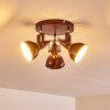 Plafonnier Tina Rouille, 3 lumières