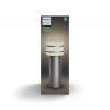 Borne lumineuse Philips Hue White Tuar LED Acier inoxydable, Argenté, 1 lumière