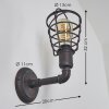Applique murale Taggia Rouille, 1 lumière
