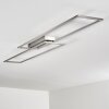Plafonnier Veyrier LED Acier brossé, 2 lumières