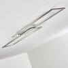 Plafonnier Veyrier LED Acier brossé, 2 lumières