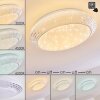 Plafonnier Burton LED Blanc, 1 lumière