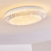 Plafonnier Burton LED Blanc, 1 lumière