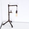 Lampe à poser Kolyma Brun, Noir doré, 1 lumière