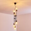 Suspension Coppet Noir doré, 6 lumières