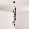 Suspension Coppet Noir doré, 6 lumières