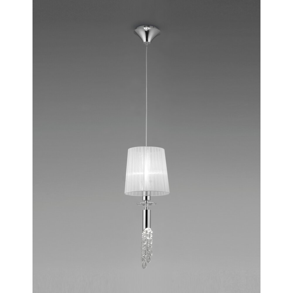 Suspension Mantra TIFFANY Chrome, 1 lumière main product photo
