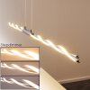 Suspension CARMACKS LED Chrome, 4 lumières