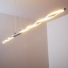 Suspension CARMACKS LED Chrome, 4 lumières