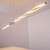 Suspension CARMACKS LED Chrome, 4 lumières