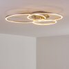 Plafonnier Chilkat LED Nickel mat, 1 lumière
