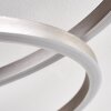 Plafonnier Chilkat LED Nickel mat, 1 lumière