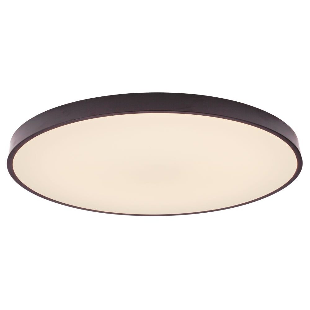 Plafonnier Brilliant Slimline Noir, Blanc, 1 lumière, Télécommandes, Changeur de couleurs main product photo