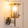 Applique murale d'extérieur VALDEZ Acier inoxydable, 1 lumière