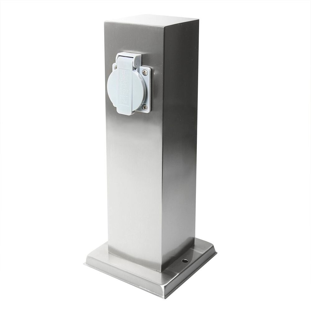 socket Prises électriques d\'extérieur KS Verlichting Acier inoxydable, 1 lumière main product photo