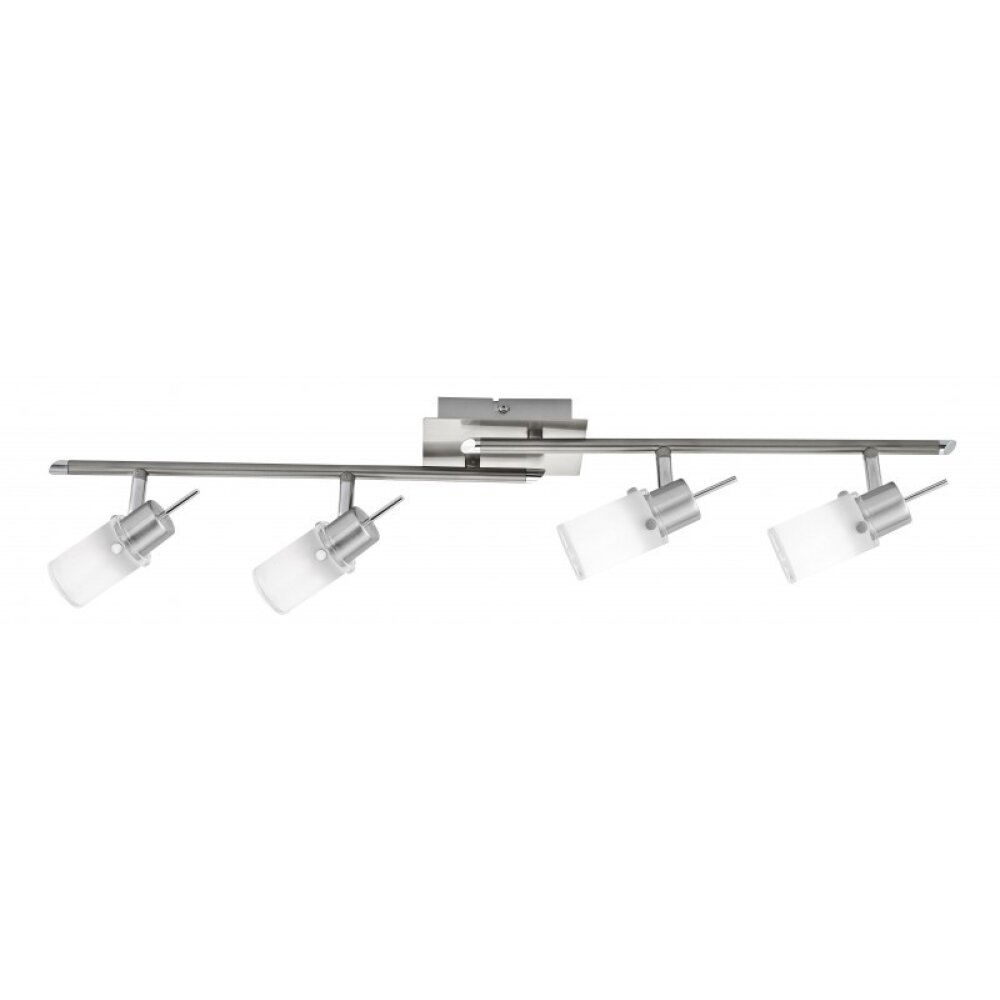 Plafonnier Leuchten Direkt MAX Acier inoxydable, 4 lumières main product photo