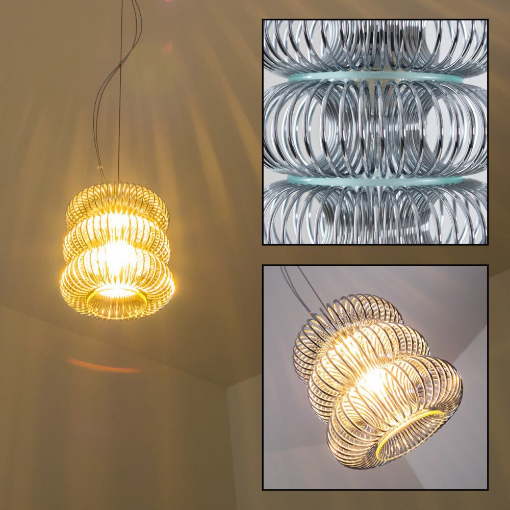 Suspension Hearst Chrome, 1 lumière main product photo