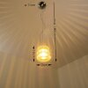 Suspension Hearst Chrome, 1 lumière