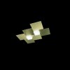 Applique murale / Plafonnier Grossmann CREO LED Laiton, 2 lumières