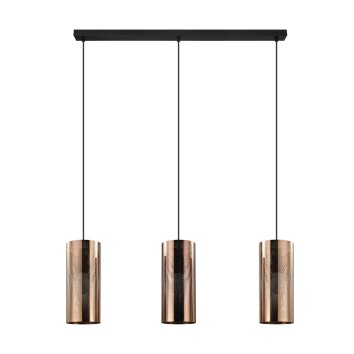 Suspension Eglo TABIAGO Noir, 3 lumières