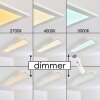 Plafonnier Antria LED Blanc, 1 lumière, Télécommandes, Changeur de couleurs