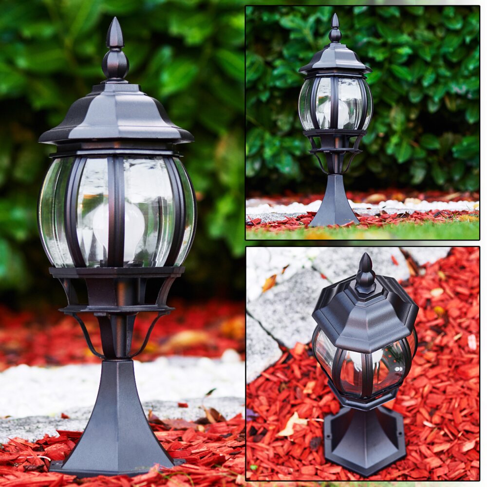 Borne lumineuse Lentua Noir, 1 lumière main product photo