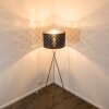 Lampadaire Meldal Nickel mat, 1 lumière