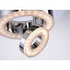 Plafonnier Leuchten Direkt TIM LED Chrome, 2 lumières