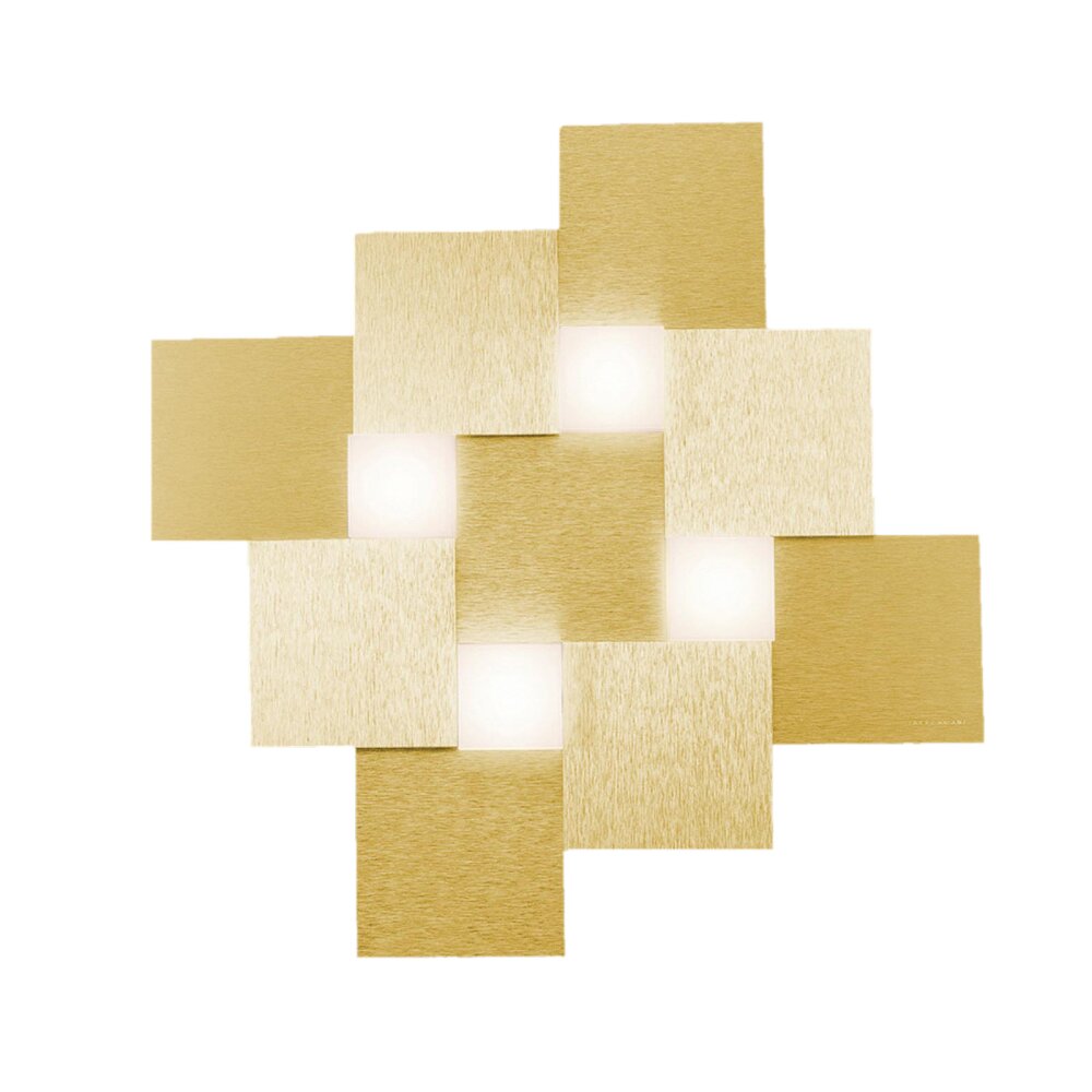 Plafonnier Grossmann CREO LED Laiton, 4 lumières main product photo