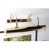 Lampe d'éclairage de tableau Herbert Schmidt Or, Laiton, 2 lumières