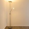 Lampadaire à vasque Rom LED Nickel mat, 2 lumières