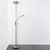 Lampadaire à vasque Rom LED Nickel mat, 2 lumières