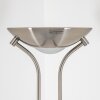 Lampadaire à vasque Rom LED Nickel mat, 2 lumières