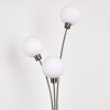Lampadaire Bernado Nickel mat, 3 lumières